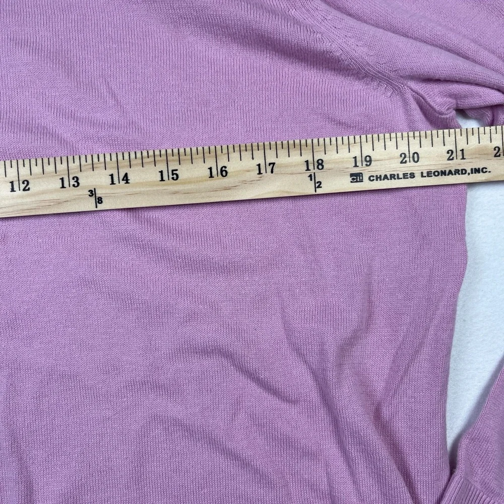 Banana Republic Sweater Men XL Purple Knit Cotton Long Sleeve Crew Neck Pullover